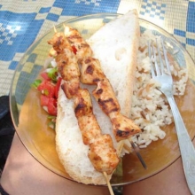 chicken skewers