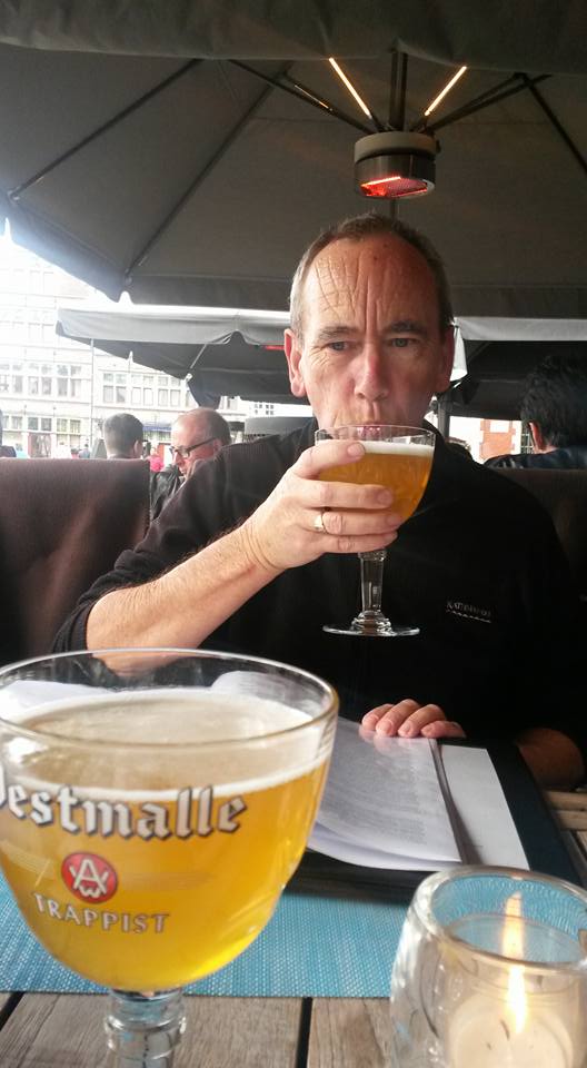 Drinking Westmalle Triple